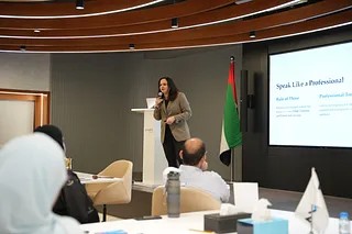 Speak Like a Professional corporate training session in the UAE